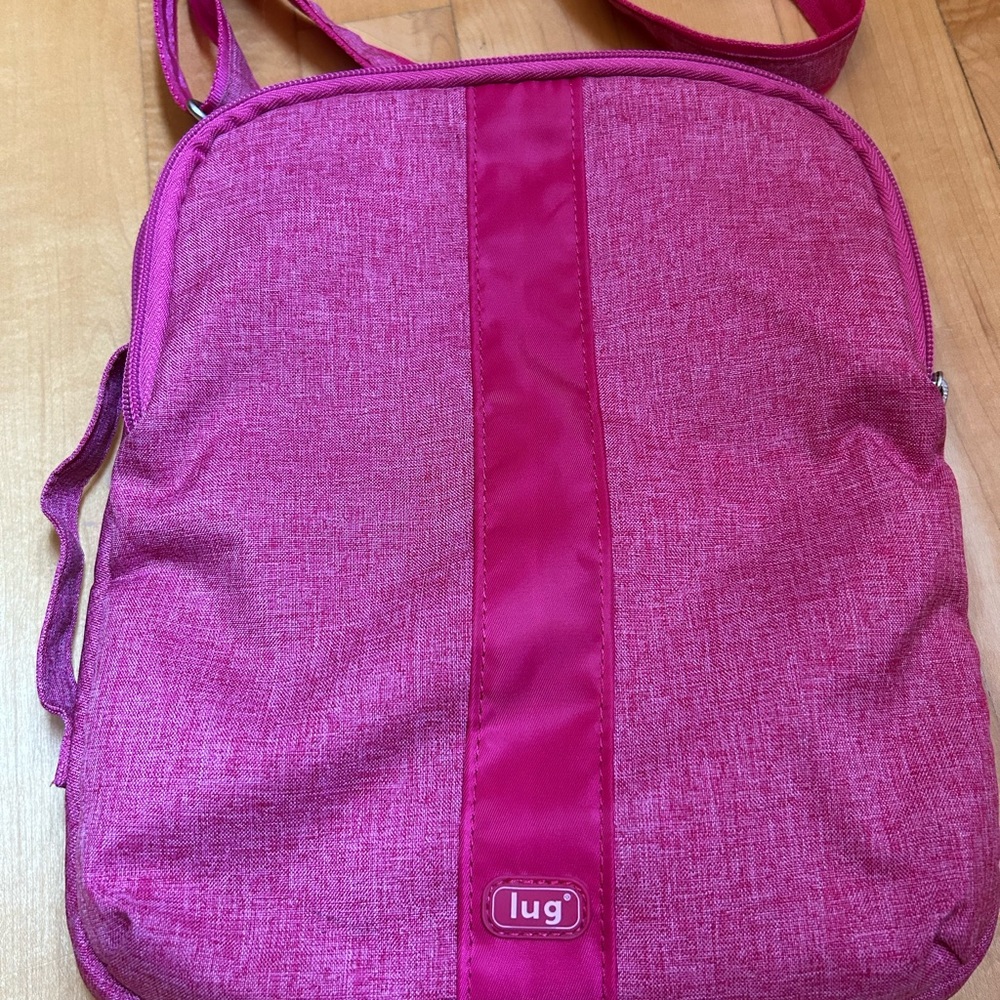 Lug Vibrant Pink Crossbody Bag